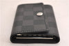 Authentic Louis Vuitton Damier Graphite Multicles 6 Key Case M62662 LV 7089E