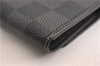 Authentic Louis Vuitton Damier Graphite Multicles 6 Key Case M62662 LV 7089E