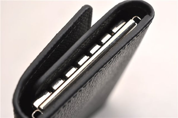 Authentic Louis Vuitton Damier Graphite Multicles 6 Key Case M62662 LV 7089E