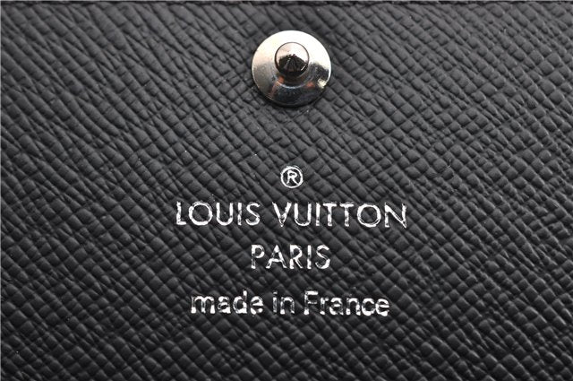 Authentic Louis Vuitton Damier Graphite Multicles 6 Key Case M62662 LV 7089E