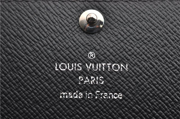 Authentic Louis Vuitton Damier Graphite Multicles 6 Key Case M62662 LV 7089E