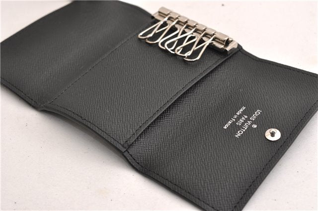 Authentic Louis Vuitton Damier Graphite Multicles 6 Key Case M62662 LV 7089E