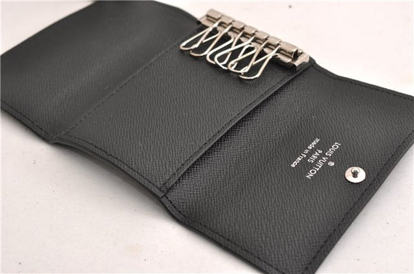 Authentic Louis Vuitton Damier Graphite Multicles 6 Key Case M62662 LV 7089E