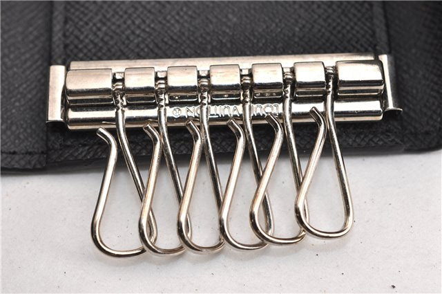 Authentic Louis Vuitton Damier Graphite Multicles 6 Key Case M62662 LV 7089E