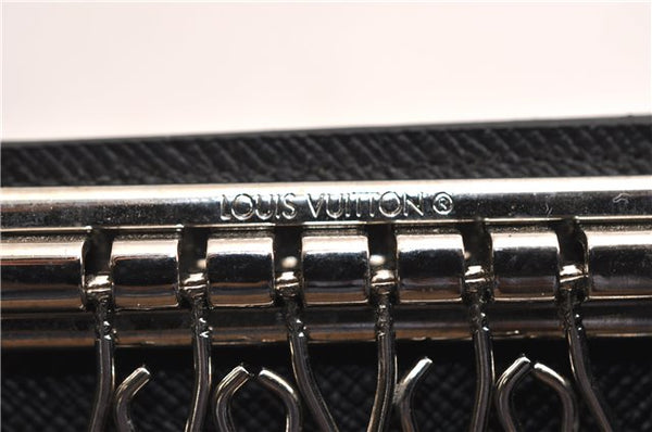 Authentic Louis Vuitton Damier Graphite Multicles 6 Key Case M62662 LV 7089E