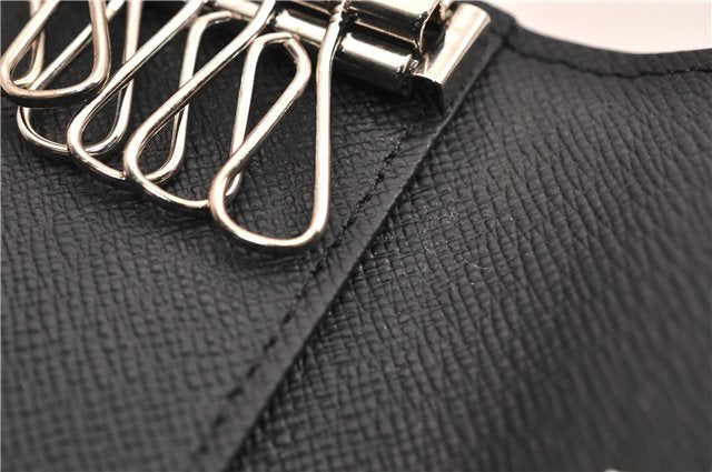 Authentic Louis Vuitton Damier Graphite Multicles 6 Key Case M62662 LV 7089E