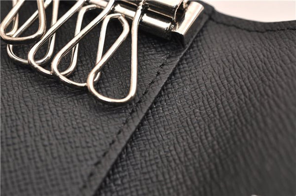 Authentic Louis Vuitton Damier Graphite Multicles 6 Key Case M62662 LV 7089E