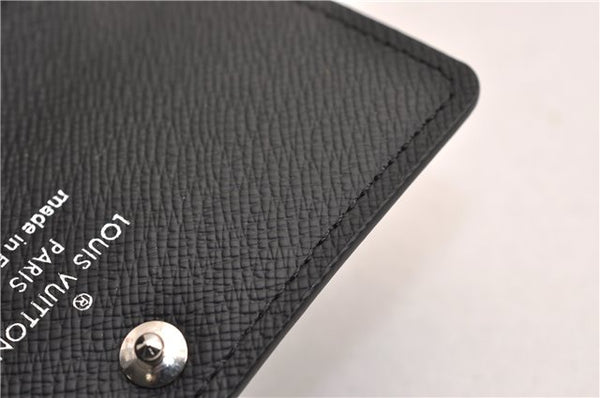 Authentic Louis Vuitton Damier Graphite Multicles 6 Key Case M62662 LV 7089E