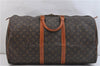 Authentic LOUIS VUITTON Monogram Keepall 55 Boston Bag M41424 LV 7090C