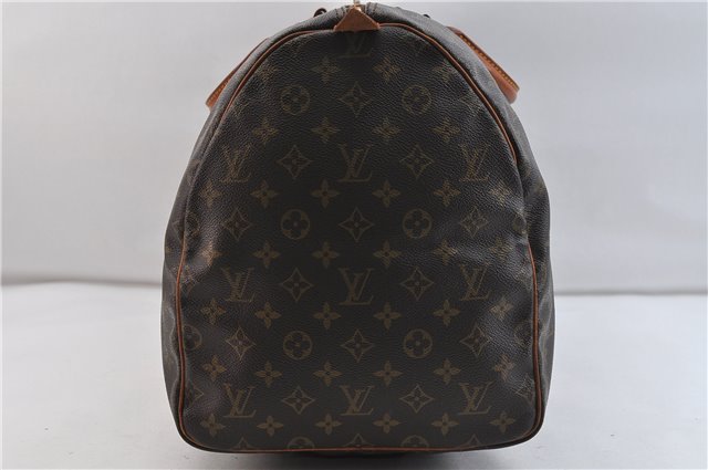 Authentic LOUIS VUITTON Monogram Keepall 55 Boston Bag M41424 LV 7090C