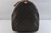 Authentic LOUIS VUITTON Monogram Keepall 55 Boston Bag M41424 LV 7090C