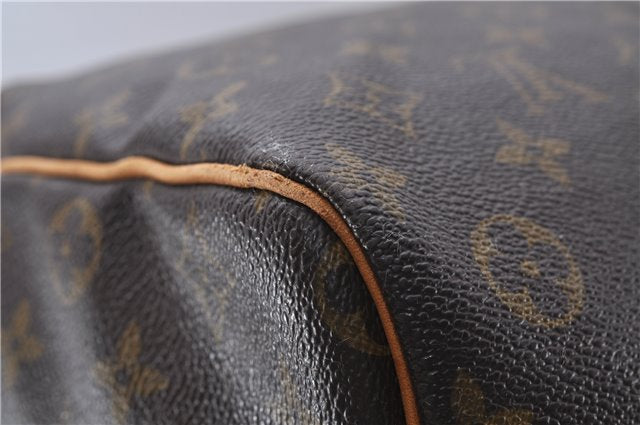 Auth Louis Vuitton Monogram Keepall Bandouliere 60 Boston Bag M41412 LV 7090D