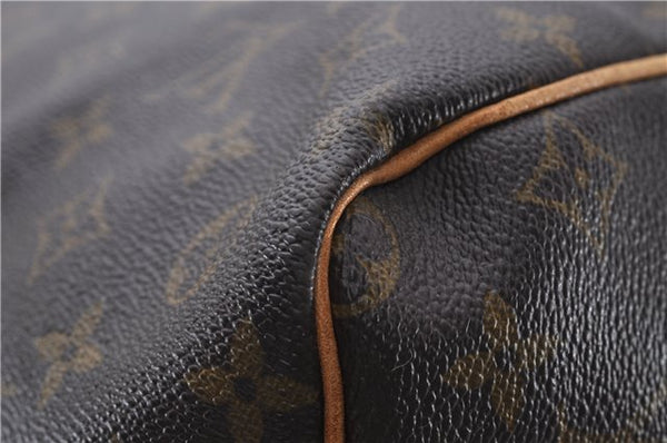 Auth Louis Vuitton Monogram Keepall Bandouliere 60 Boston Bag M41412 LV 7090D