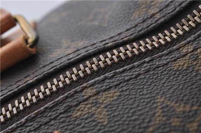 Auth Louis Vuitton Monogram Keepall Bandouliere 60 Boston Bag M41412 LV 7090D