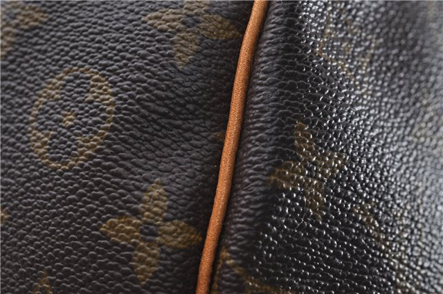 Auth Louis Vuitton Monogram Keepall Bandouliere 60 Boston Bag M41412 LV 7090D