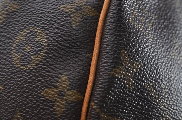 Auth Louis Vuitton Monogram Keepall Bandouliere 60 Boston Bag M41412 LV 7090D