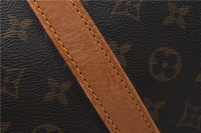 Auth Louis Vuitton Monogram Keepall Bandouliere 60 Boston Bag M41412 LV 7090D