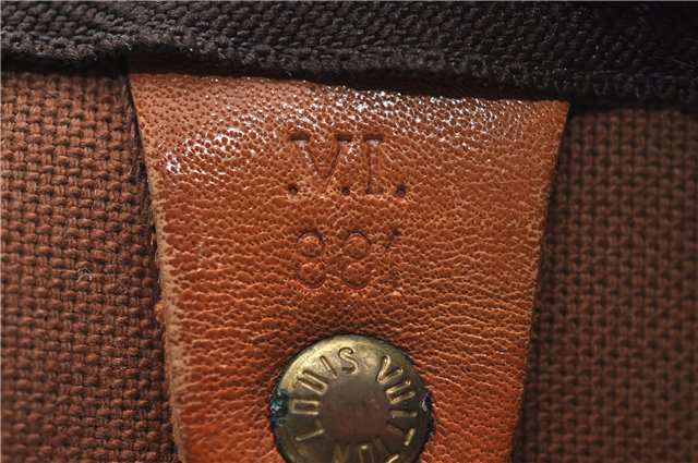 Auth Louis Vuitton Monogram Keepall Bandouliere 60 Boston Bag M41412 LV 7090D