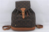 Authentic Louis Vuitton Monogram Montsouris MM Backpack M51136 LV 7091D