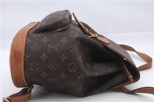 Authentic Louis Vuitton Monogram Montsouris MM Backpack M51136 LV 7091D
