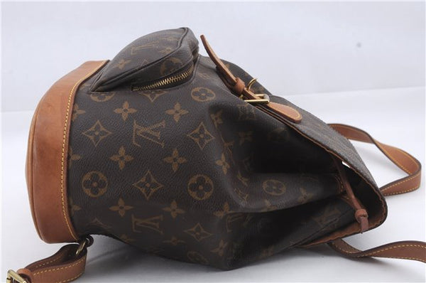 Authentic Louis Vuitton Monogram Montsouris MM Backpack M51136 LV 7091D