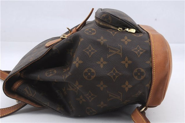 Authentic Louis Vuitton Monogram Montsouris MM Backpack M51136 LV 7091D