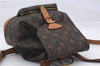Authentic Louis Vuitton Monogram Montsouris MM Backpack M51136 LV 7091D