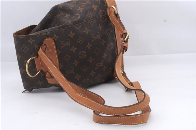 Authentic Louis Vuitton Monogram Montsouris MM Backpack M51136 LV 7091D