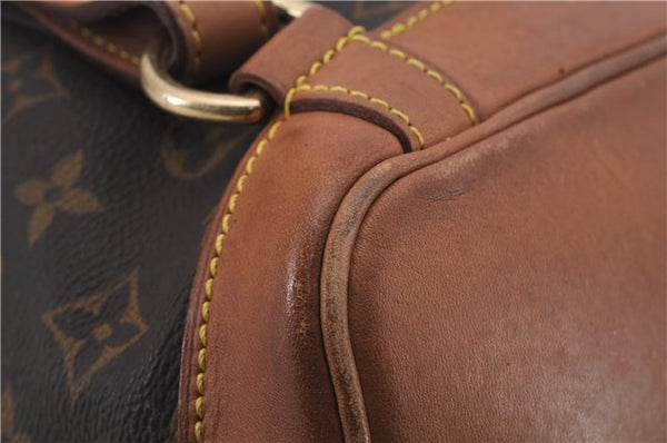 Authentic Louis Vuitton Monogram Montsouris MM Backpack M51136 LV 7091D