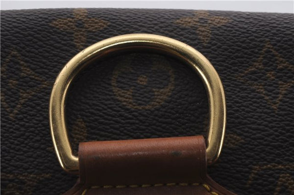 Authentic Louis Vuitton Monogram Montsouris MM Backpack M51136 LV 7091D
