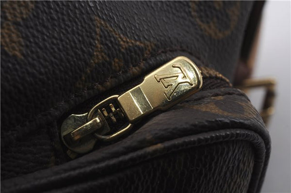 Authentic Louis Vuitton Monogram Montsouris MM Backpack M51136 LV 7091D