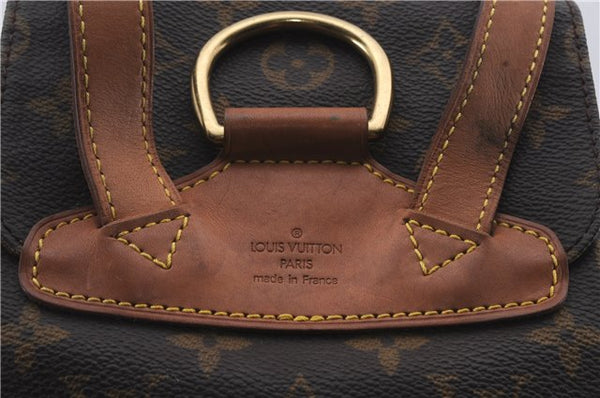 Authentic Louis Vuitton Monogram Montsouris MM Backpack M51136 LV 7091D