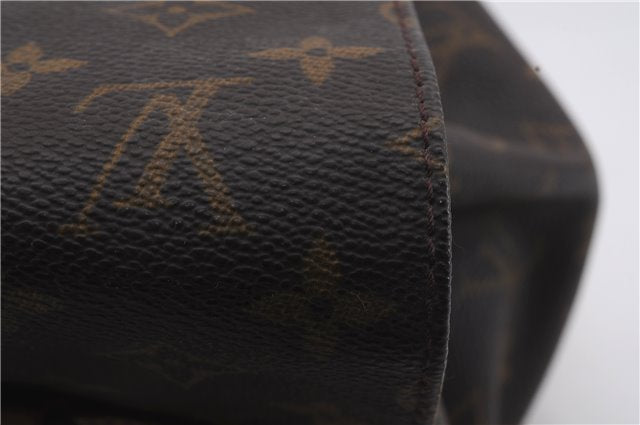 Authentic Louis Vuitton Monogram Montsouris MM Backpack M51136 LV 7091D