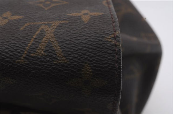 Authentic Louis Vuitton Monogram Montsouris MM Backpack M51136 LV 7091D