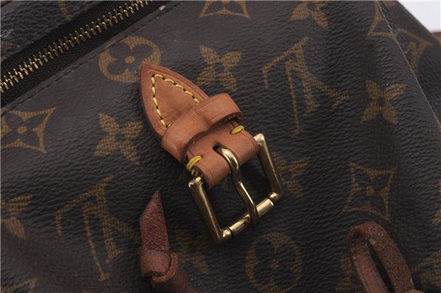 Authentic Louis Vuitton Monogram Montsouris MM Backpack M51136 LV 7091D