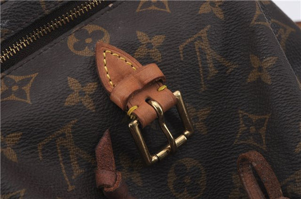 Authentic Louis Vuitton Monogram Montsouris MM Backpack M51136 LV 7091D