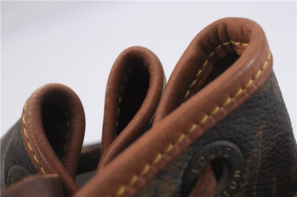 Authentic Louis Vuitton Monogram Montsouris MM Backpack M51136 LV 7091D