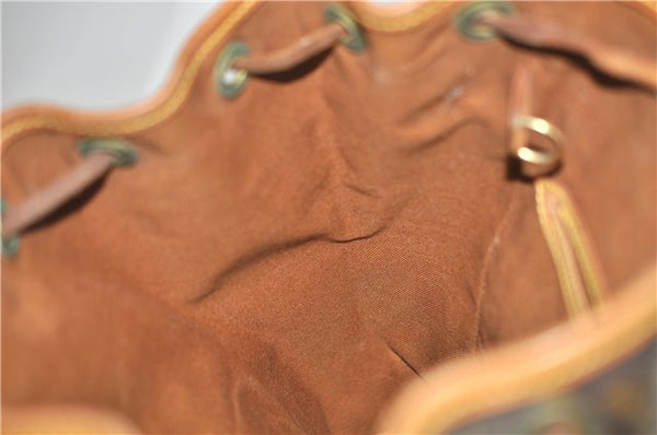 Authentic Louis Vuitton Monogram Montsouris MM Backpack M51136 LV 7091D