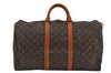 Authentic Louis Vuitton Monogram Keepall 50 Travel Boston Bag M41426 LV 7092D