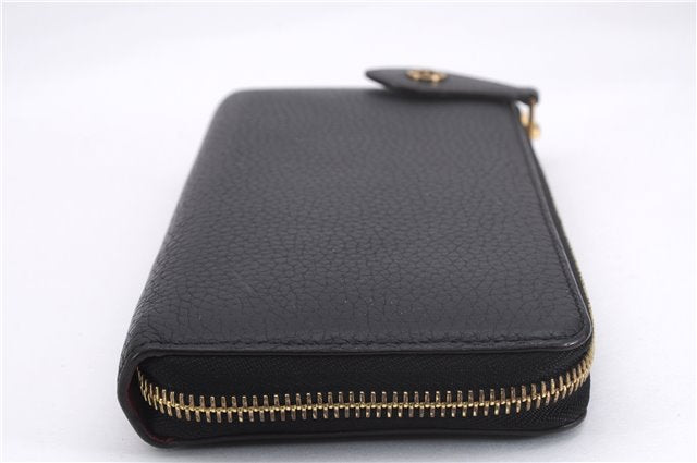 Auth Louis Vuitton Taurillon Portefeuille Comet Wallet Black M63102 Box 7092E