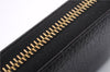 Auth Louis Vuitton Taurillon Portefeuille Comet Wallet Black M63102 Box 7092E