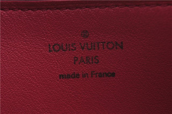 Auth Louis Vuitton Taurillon Portefeuille Comet Wallet Black M63102 Box 7092E