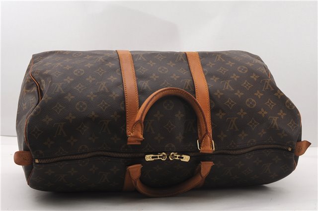 Authentic Louis Vuitton Monogram Keepall 50 Travel Boston Bag M41426 LV 7092F