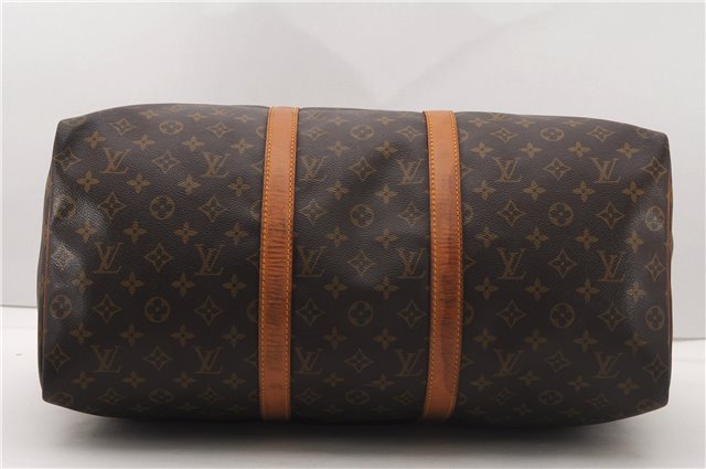Authentic Louis Vuitton Monogram Keepall 50 Travel Boston Bag M41426 LV 7092F