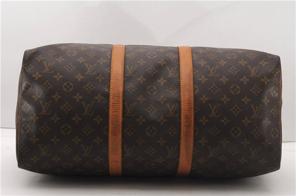Authentic Louis Vuitton Monogram Keepall 50 Travel Boston Bag M41426 LV 7092F