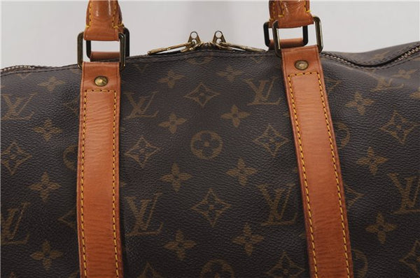 Authentic Louis Vuitton Monogram Keepall 50 Travel Boston Bag M41426 LV 7092F