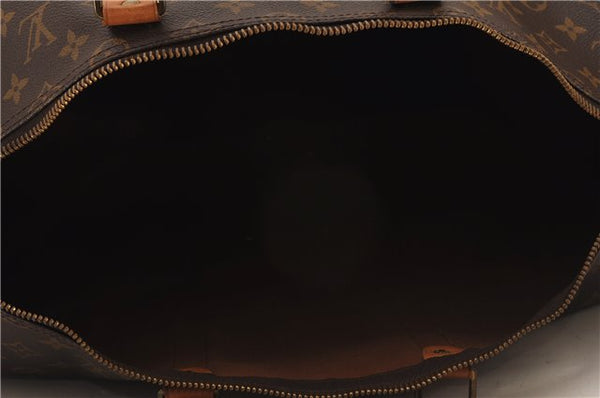 Authentic Louis Vuitton Monogram Keepall 50 Travel Boston Bag M41426 LV 7092F