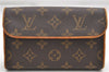 Auth Louis Vuitton Monogram Pochette Florentine Pouch Waist Bag M51855 LV 7093D