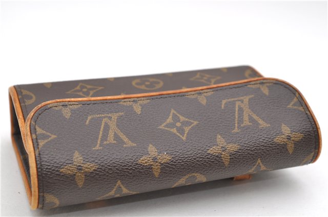 Auth Louis Vuitton Monogram Pochette Florentine Pouch Waist Bag M51855 LV 7093D