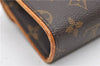 Auth Louis Vuitton Monogram Pochette Florentine Pouch Waist Bag M51855 LV 7093D